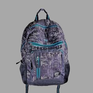 Solo New York Collection Backpack Urban Camo Design Midnight Laptop Black